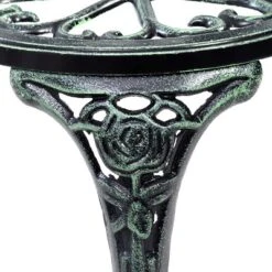 Antique Aluminum Bench Patio Garden Chair Porch Cast For Outdoor Green -Tangkula GUEST a8f81b4c 38f6 4f30 ad7b f378a51d0a88