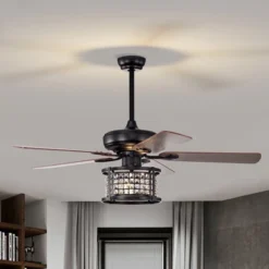 Tangkula 52-Inch Ceiling Fan Light W/ Lights & Remote Control, Reversible Fan Light With 3-Speed, 3-in-1 Design For All Seasons Matte Black -Tangkula GUEST a986b15a 5494 4786 931b e9d8454a8cf6