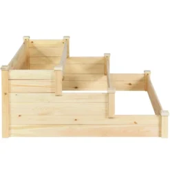 Tangkula 3 Tier Wooden Raised Garden Bed Planting Box Growing Flower Vegetables Outdoor 9 Tangkula 3 Tier Wooden Raised Garden Bed Planting Box Growing Flower Vegetables Outdoor -Tangkula GUEST aa646a06 8981 499f 95ff bbddbf6117b0