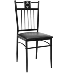 Tangkula 5 Piece Dining Set Wood Metal Table And Chairs Kitchen Furniture Black -Tangkula GUEST ac504058 1d26 4871 98ef 364c13d935d5