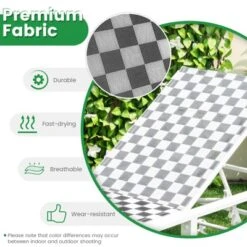 Tangkula 2PCS Patio Chaise Lounge Chair Outdoor Aluminum Adjustable 5-Position Recliner With Wheel For Garden Yard Pool 9 Tangkula 2PCS Patio Chaise Lounge Chair Outdoor Aluminum Adjustable 5-Position Recliner With Wheel For Garden Yard Pool -Tangkula GUEST af16ec95 69dc 4929 9209 a705e9debba3