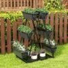 Tangkula Raised Garden Bed With 4 Wheels Tiered Planter Stand Elevated Garden Planter With 6 Container Boxes Drainage System Storage Shelf -Tangkula GUEST af1d295a 999b 44e1 9f32 68e2054cdd21