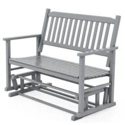 Tangkula Patio Glider Loveseat Chair Swing Rocking Bench W/ Curved Backrest & Slatted Seat 20 Tangkula Patio Glider Loveseat Chair Swing Rocking Bench W/ Curved Backrest & Slatted Seat -Tangkula GUEST af2ea6af c7aa 4ee0 b2a4 21853bb0ef45