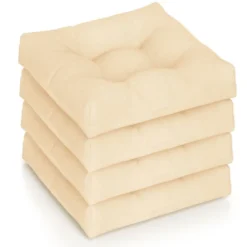 Tangkula Set Of 4 21" X 21" Chair Seat Cushion Pads Patio 17 Tangkula Set Of 4 21" X 21" Chair Seat Cushion Pads Patio -Tangkula GUEST b05e59c3 d91f 4c54 8be4 035d59a0ddab