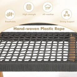 Tangkula Patio 2-Person Acacia Wood Bench All-Weather Rope Woven Outdoor Garden Natural 17 Tangkula Patio 2-Person Acacia Wood Bench All-Weather Rope Woven Outdoor Garden Natural -Tangkula GUEST b1f6fa37 324f 49ab be23 72f30ecff040