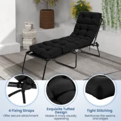 Tangkula 73" Lounge Chaise Cushion Padded Recliner Cushion 19 Tangkula 73" Lounge Chaise Cushion Padded Recliner Cushion -Tangkula GUEST b504491b d974 403f 84ae 8e3a653be414 1