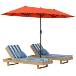 Tangkula 13 FT Double-sided Patio Umbrella Outdoor Large Twin Size Umbrella -Tangkula GUEST b570c96c b9f4 4b67 aecb 41a4c2980bc5