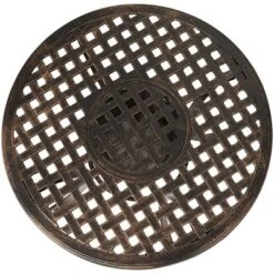 Tangkula Set Of 3 Patio Cast Aluminum Dining Table Chairs Set -Tangkula GUEST b9cda046 b82d 4944 ba00 da4724ad7fb3