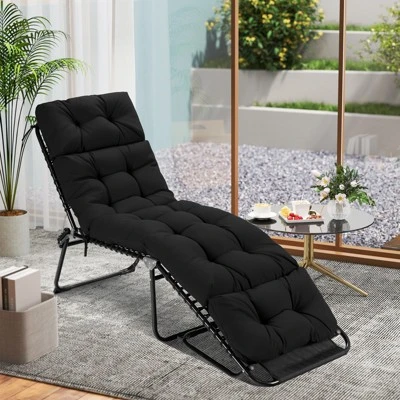 Tangkula 73" Lounge Chaise Cushion Padded Recliner Cushion 4 Tangkula 73" Lounge Chaise Cushion Padded Recliner Cushion - Image 2