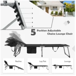 Tangkula Beach Lounge Chair Reclining Chair With 5 Adjustable Positions Detachable Pillow &Hand Ropes Blue/Black/Gray/Turquoise/Beige/Pink 21 Tangkula Beach Lounge Chair Reclining Chair With 5 Adjustable Positions Detachable Pillow &Hand Ropes Blue/Black/Gray/Turquoise/Beige/Pink -Tangkula GUEST bf29e00f 5abc 45c9 bc29 57036e25329c