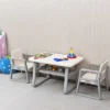 Tangkula Kids 2-in-1 Table And 2 Chairs Set Activity Table With Storage Shelf Baby -Tangkula GUEST c09cc34a 6818 4700 be98 68e8aef2a086