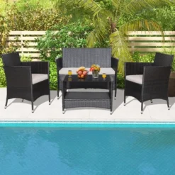 Tangkula 8PCS Outdoor Sofa Set Patio Rattan Wicker Conversation Set W/ Coffee Table 14 Tangkula 8PCS Outdoor Sofa Set Patio Rattan Wicker Conversation Set W/ Coffee Table -Tangkula GUEST c33f913b 3cd2 41db b000 fe5a9a56b7b5