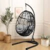 Tangkula Hanging Hammock Chair Egg Swing Chair W/ Seat Cushion Pillow Stand 2 Tangkula Hanging Hammock Chair Egg Swing Chair W/ Seat Cushion Pillow Stand -Tangkula GUEST c3f271ad d83f 4d5e 8e93 19953f7c2bdc