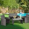 Tangkula 8-Piece Outdoor Patio Furniture Set Rattan Wicker Conversation Sofa Set Black -Tangkula GUEST c5038c62 e385 47cb aaf9 431dfc3209bc