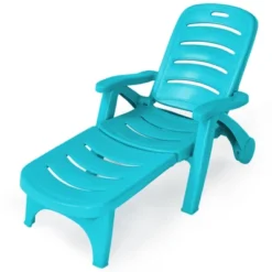 Tangkula Outdoor Chaise Lounge Chair 5-Position Folding Recliner For Beach Poolside Backyard -Tangkula GUEST c68f4b68 08c5 4ef9 8ca0 008761141482