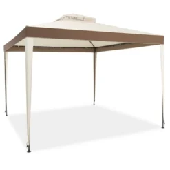 Tangkula 10' X 10' 2-tier Outdoor Netting Canopy Sun Shade Gazebo Tent For Picnic Party -Tangkula GUEST c87c01e8 d0d2 49fe 8df6 4286a2368f9d