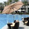 Tangkula 9 Ft Patio Table Market Umbrella Yard Outdoor W/ Heavy-duty Umbrella Base -Tangkula GUEST ca30cd89 beaf 4fe2 9fdb 44333c08bc64