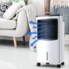Tangkula 3-IN-1 Portable AC Cooling Fan Evaporative Air Cooler & Humidifier With 3-Mode, 3-Speed, 7.5H Timer Function, Remote Control Cooler White -Tangkula GUEST caf579b4 81d5 44c3 84f1 452672db9649