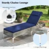 Tangkula Set Of 2 Patio Chaise Lounge Chair PE Wicker Reclining Sun Lounger With 6-Level Adjustable Backrest Removable Cushion & Headrest Outdoor -Tangkula GUEST ce78a690 322c 4ff9 b541 8e6603d843dd