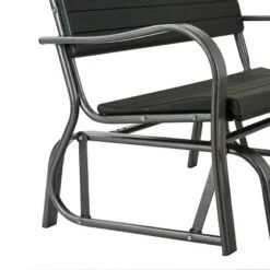 Tangkula Outdoor Patio Steel Bench Loveseat Garden Seat -Tangkula GUEST cffb9c09 3425 43fb 96b3 9e9a26f8abc8