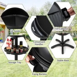 Tangkula Indoor Outdoor Electric Grill W/ Non-stick Grill Plate Temperature Control -Tangkula GUEST d20c7627 0b05 44c9 be82 52a183c35071