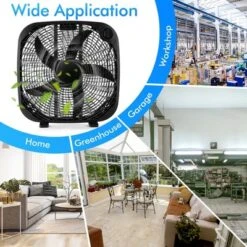 Tangkula 20" Box Fan With 3 Speed Settings, Window Fan For Full Force Air Circulation W/Control Knob ETL Listed Floor Fan For Home Office Tool Shed -Tangkula GUEST d5ca6ec6 fbb7 423b b462 371a8f138323