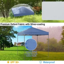Tangkula Patio 6.6 X 6.6ft Outdoor Pop-up Canopy Tent UPF 50+ Portable Sun Shelter -Tangkula GUEST da68914b a235 4e05 afa4 1784eefe7e49