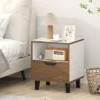 Tangkula 2PCS Nightstand Mid Century Modern Bedside Table W/ Drawer Open Storage Shelf -Tangkula GUEST df2b9c9d bc32 4fd1 83ac 48e7e2a7ff1f
