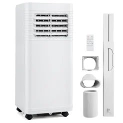 Tangkula 8000 BTU Portable Air Conditioner 3-in-1 AC Unit W/ Dehumidifier & Fan Sleep Mode & 24H Timer 19 Tangkula 8000 BTU Portable Air Conditioner 3-in-1 AC Unit W/ Dehumidifier & Fan Sleep Mode & 24H Timer -Tangkula GUEST e0f9c668 aecc 4473 8292 6b251b603804