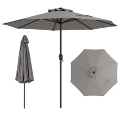 Tangkula Outdoor Patio Umbrella Modern Table Umbrella W/8 Heavy Duty Ribs Sun-proof -Tangkula GUEST e203ab11 4228 443d 88dc 65e484855d17