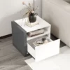 Tangkula Modern Minimalist Nightstand W/ Drawer Asymmetrical Bed Side Table End Table -Tangkula GUEST e47f32ba c4df 47eb 91fd 741ea9ff1744 1