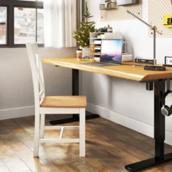 Tangkula Modern Wooden Dining Chairs Set Of 4 W/ High Back Rubber Wood Frame Armless -Tangkula GUEST e5e1a3a7 9200 455c ab89 54546c44b0f6