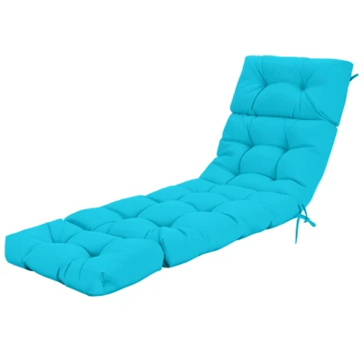 Tangkula Chaise Lounge Cushions Outdoor 73" X 22" Patio Recliner Cushion With 4 String Ties 4” Thick Padded Lounge Chair Cushion Replacement 12 Tangkula Chaise Lounge Cushions Outdoor 73" X 22" Patio Recliner Cushion With 4 String Ties 4” Thick Padded Lounge Chair Cushion Replacement - Image 10