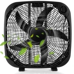 Tangkula 20" Box Fan With 3 Speed Settings, Window Fan For Full Force Air Circulation W/Control Knob ETL Listed Floor Fan For Home Office Tool Shed -Tangkula GUEST e9e90421 32a8 4f94 838a 1254b075a91f