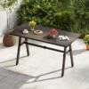 Tangkula 59" X 29.5" Rectangle Rustproof Patio Dining Table W/ 1.93" Umbrella Hole -Tangkula GUEST ed6e4697 db7f 4495 aac6 5c5b46374636