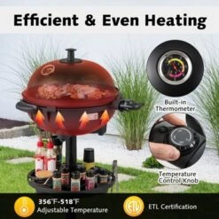 Tangkula Indoor Outdoor Electric Grill W/ Non-stick Grill Plate Temperature Control -Tangkula GUEST ed7010cf 425a 4328 a4b6 b41797dcddc5