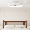 Tangkula 3000-6500K Dimmable Modern Flush Mount LED Fan Light W/ 3 Color Temperature -Tangkula GUEST edca726c 1ef1 4102 b84b de0ecac91d00