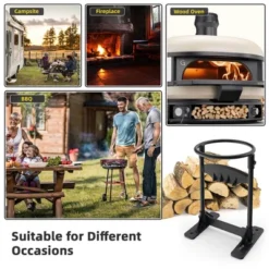 Tangkula Firewood Kindling Cracker Splitter Manual Steel Log Cutter Wedge Tool For Home -Tangkula GUEST ee6d6bb2 2f22 4661 b8de 4b57a8054675