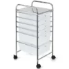 Tangkula 6 Drawer Scrapbook Paper Organizer Rolling Storage Cart For Office School Clear -Tangkula GUEST efebd45d 1af1 4a4a a272 08e7cb43c62c