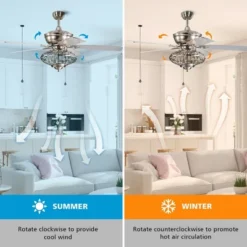 Tangkula 52" Ceiling Fan W/ Light And Remote Control, Reversible Fan Blades, 3 Adjustable Wind Speeds, Timer Function -Tangkula GUEST f1baa815 e88d 41a9 91c5 b899a78c1d4a