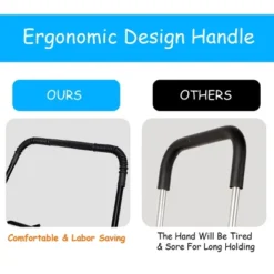 Tangkula Utility Folding Shopping Cart With Swivel Wheels Easy Storage -Tangkula GUEST f25e8fc6 752d 489c 9802 54eafbd8cb30