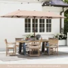 Tangkula 13 FT Double-sided Patio Umbrella Outdoor Large Twin Size Umbrella