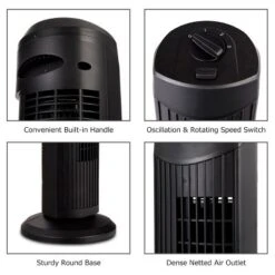 Tangkula 28" Oscillating Tower Fan 3 Wind Outlet Speed Space Cooling 35W -Tangkula GUEST f506f575 dac4 4462 b2cf 83e81f51a758