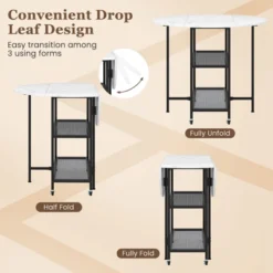 Tangkula Round Outdoor Dining Table For 4 People 36 Inch Acacia Wood Patio Table For Yard -Tangkula GUEST f9911de7 02c1 4a90 a16b e83e396b66e2