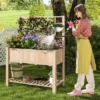 Tangkula Raised Garden Bed With Trellis 48x23x63 Inch Elevated Planter Box With Bed Liner Bottom Storage Shelf -Tangkula GUEST fc2b6b11 6388 4413 b8fe 2fe88613233f