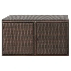 Tangkula Outdoor Rattan Storage Box Patio Wicker Storage Bin Cabinet 88 Gallon Brown -Tangkula GUEST fdf7ea6b 9a5e 427a b158 dd76ce77edc7