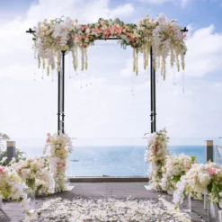 Tobuy Garden Arbor Decorative Metal Garden Arch W/ Trellises For Climbing Plant Vine Rose -Tangkula GUEST ffbd61f4 16a5 43de aa2e 689291cb860e